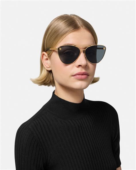 versace 53mm greca cat eye sunglasses
